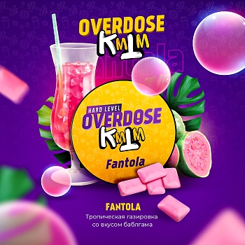Табак Overdose, 25гр "Fantola / Тропическая газировка"